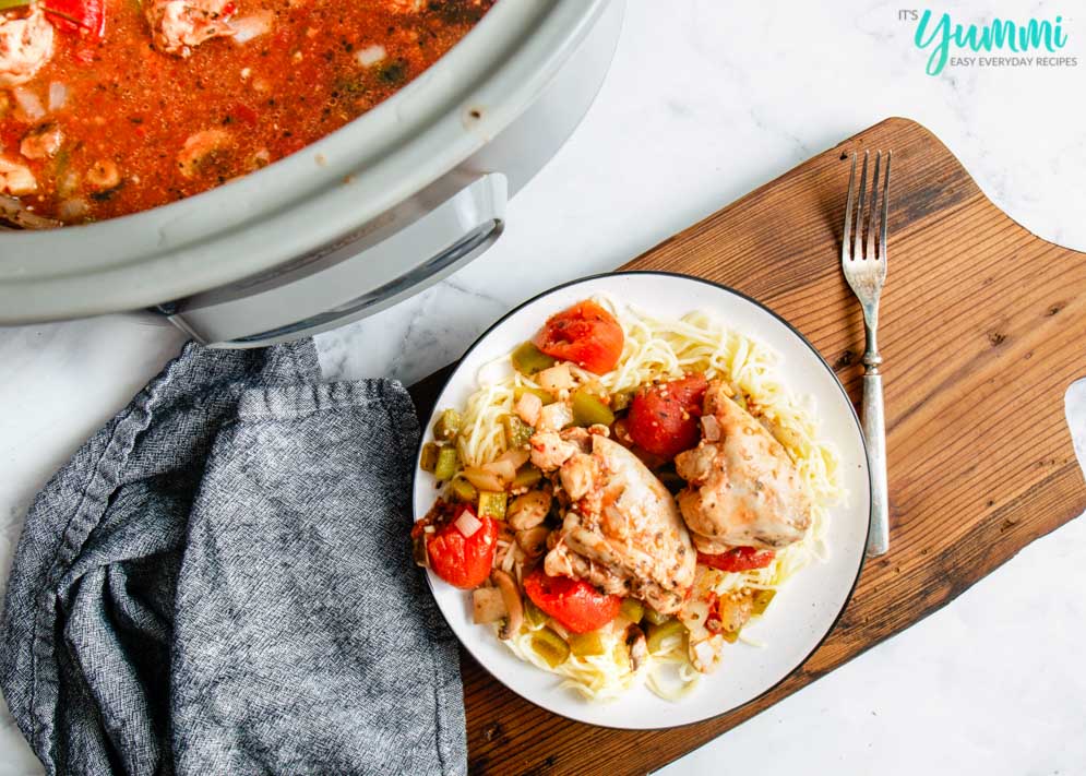 Slow Cooker Italian Chicken Dinner