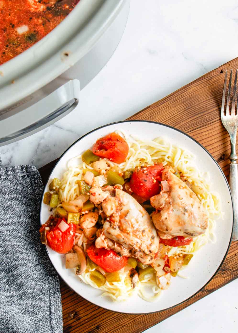 Best Ever Crockpot Italian Chicken