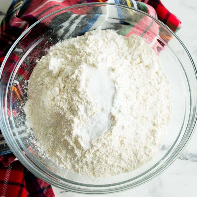 dry ingredients for pumpkin muffins in a bowl