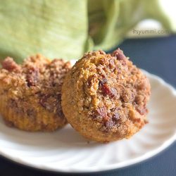 Pumpkin Muffins with Bacon Streusel