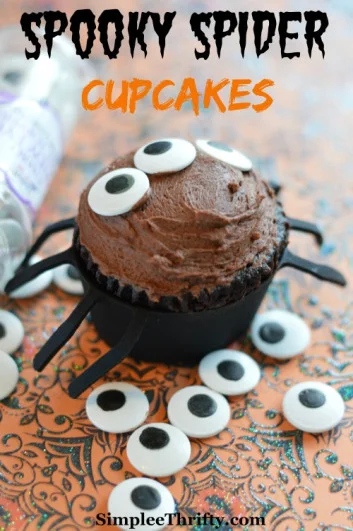 15 Fun Food Creations for Halloween, including Spooky Spider Cupcakes - find them all on ItsYummi.com