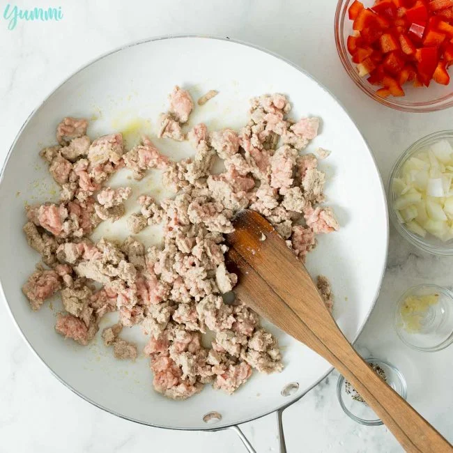 Turkey Stuffed Zucchini Boats