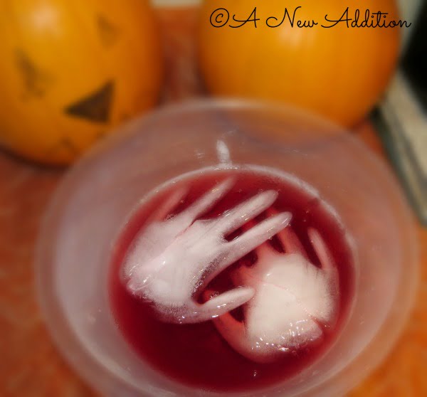 15 Fun Food Creations for Halloween, including Ice Hands from A New Addition - find them all on ItsYummi.com