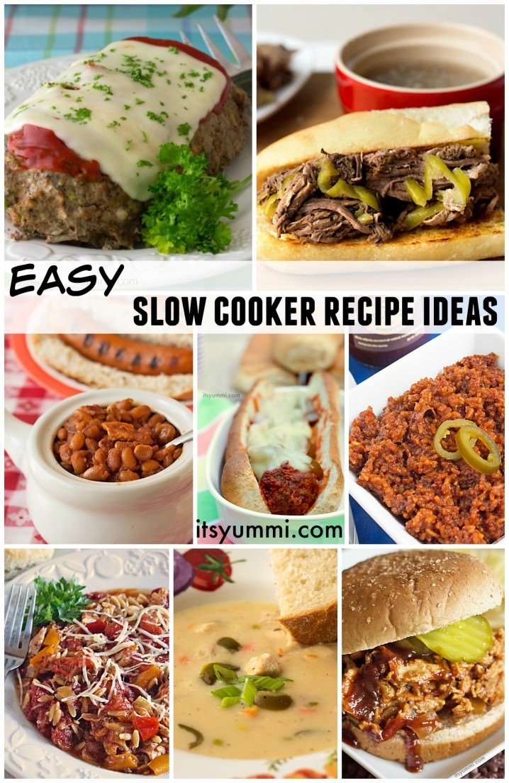 Get easy slow cooker recipe ideas for the simplest, most delicious meals ever! These Crock Pot meals will make your stomach happy!