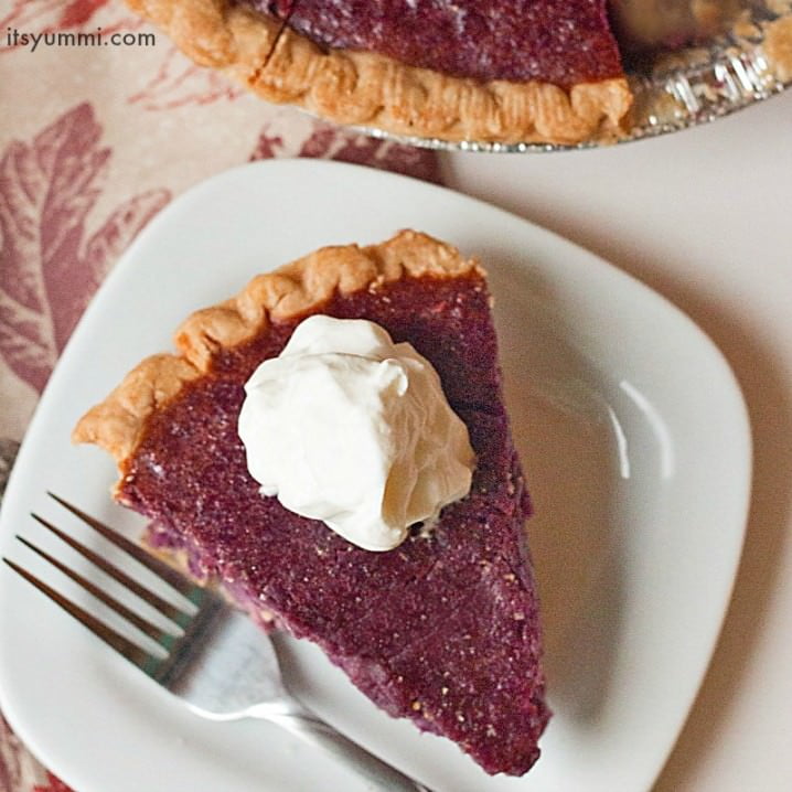 Stokes Purple® sweet potato pie recipe - This easy sweet potato pie recipe is part of the perfect Thanksgiving dinner!