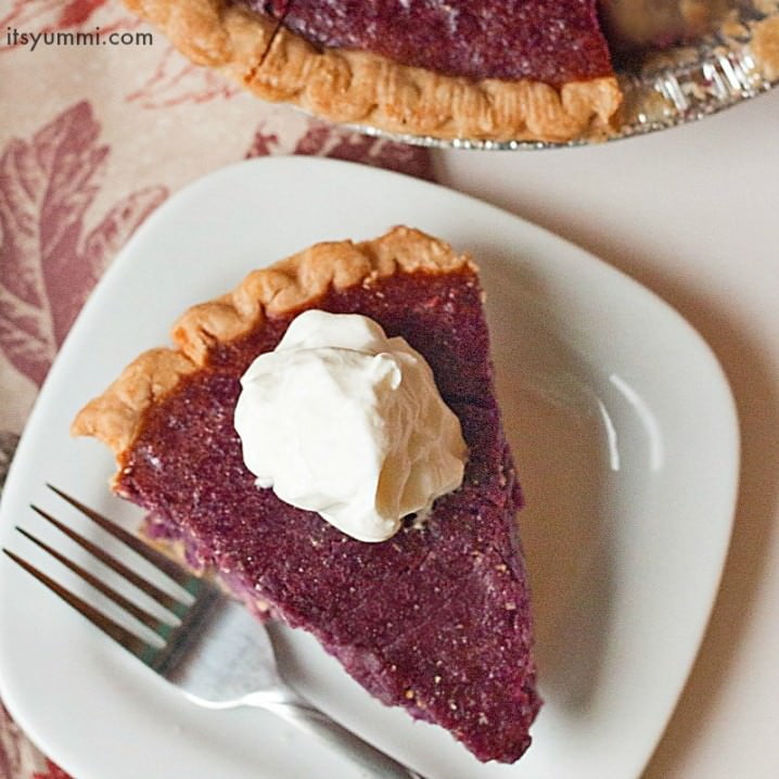 Purple sweet potato pie recipe, This southern classic dessert was made using gorgeous purple sweet potatoes. Get the recipe on ItsYummi.com