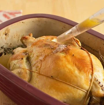 Get Chef Becca's tips for roasting a whole chicken or turkey, and how to make delicious gravy!
