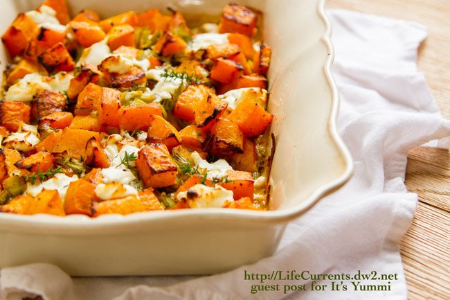 Butternut Squash Gratin recipe - a guest post on itsyummi.com from Debi at Life Currents