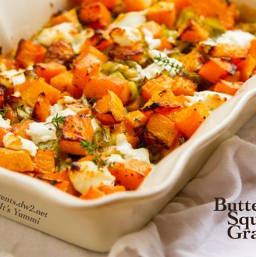 Butternut Squash Gratin recipe - a guest post on itsyummi.com from Debi at Life Currents