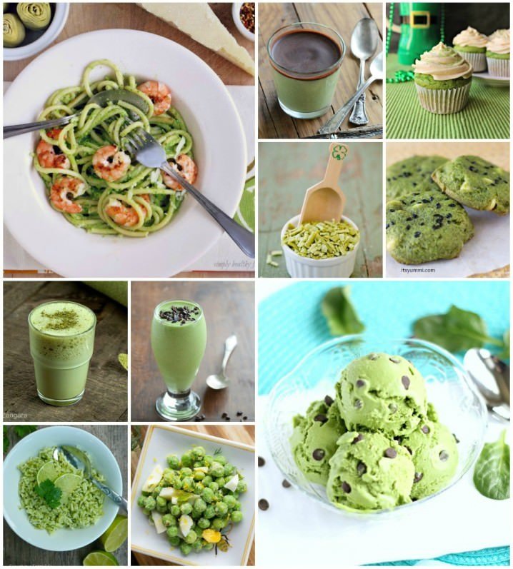 St. Patrick's Day fun doesn't need processed chemicals and food coloring. Get 17 naturally green recipes to help you celebrate. There are recipes for breakfast, lunch, dinner, and dessert!