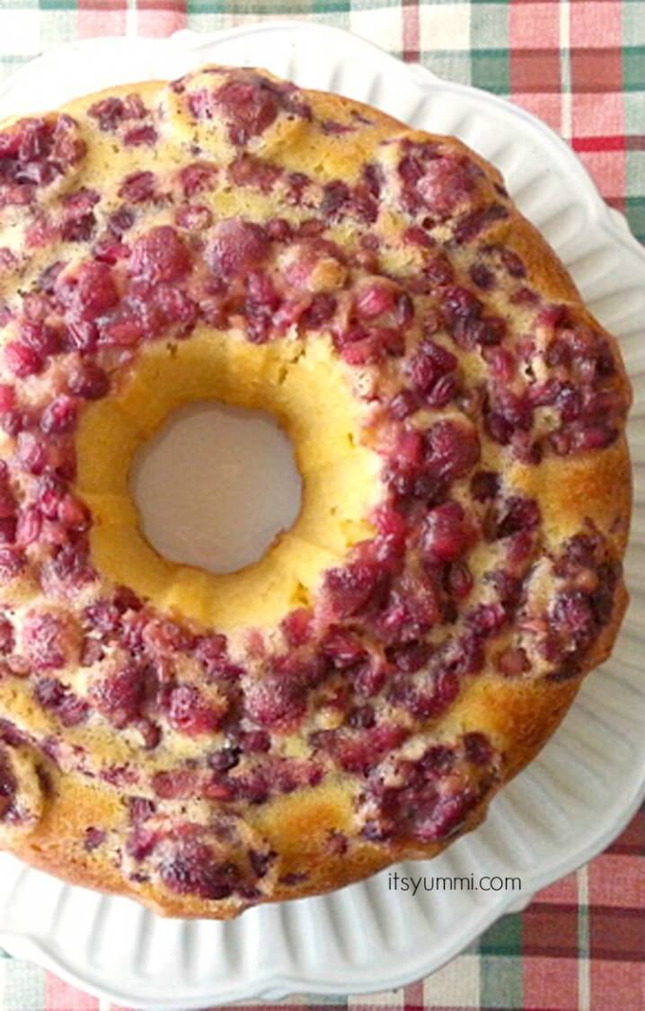 This pomegranate lime bundt cake recipe is perfect for Christmas parties and December holiday celebrations. Citrus lime cake bursting with pomegranate arils. It's so festive!