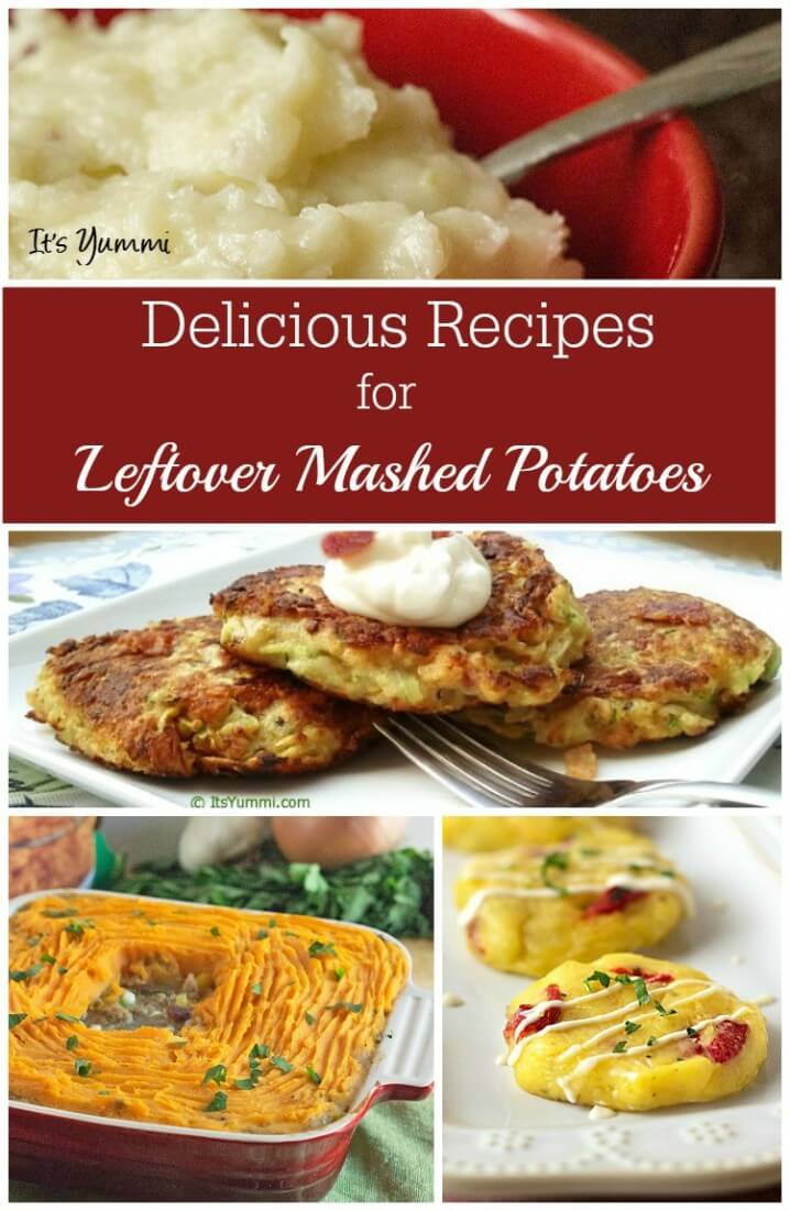 Fabulous recipes using Thanksgiving leftovers - Mashed potatoes and sweet potatoes are lurking in the fridge. Here's how you can use them for dinner tonight!