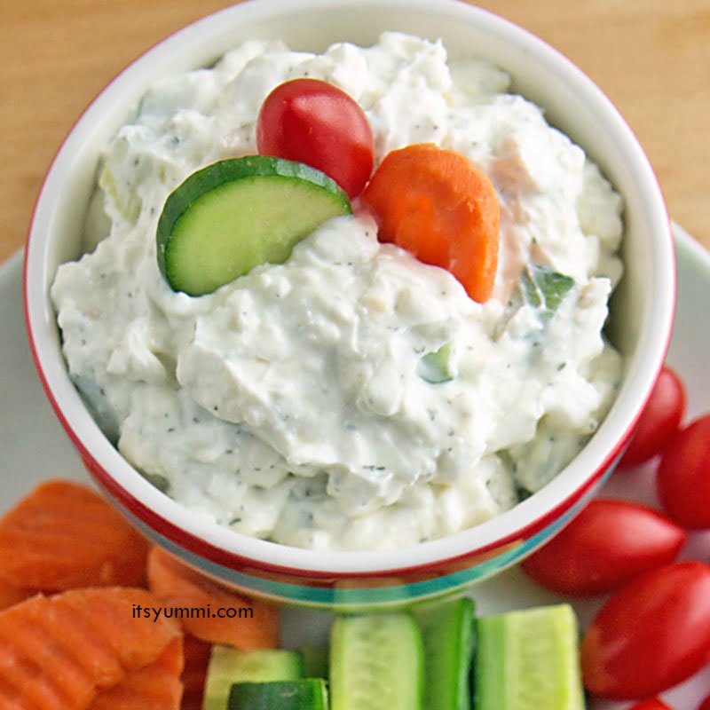 Creamy Dill Cucumber Yogurt Dip