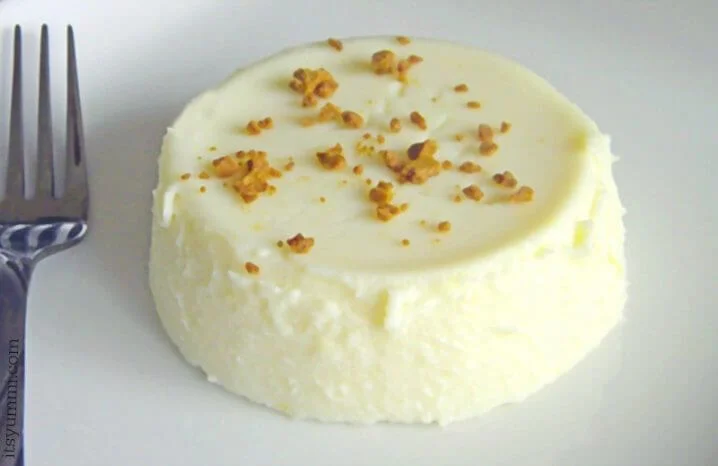 Ginger-Lemon Panna Cotta - This custard-based dessert is fancy enough for company, but so easy to make, you could have it any day! Get this dessert recipe from @itsyummi at itsyummi.com