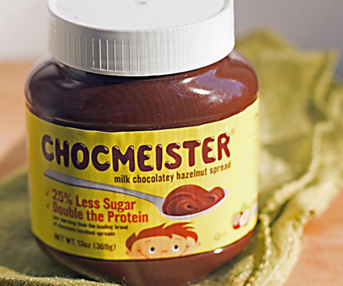 Chocomeister Milk Chocolaty Hazelnut Spread is a healthier snacking option than the leading chocolate hazelnut spread. 25% less sugar and double the protein!