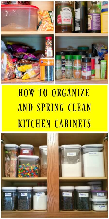 Best tips for spring cleaning kitchen cabinets and kitchen appliances. | ItsYummi.com
