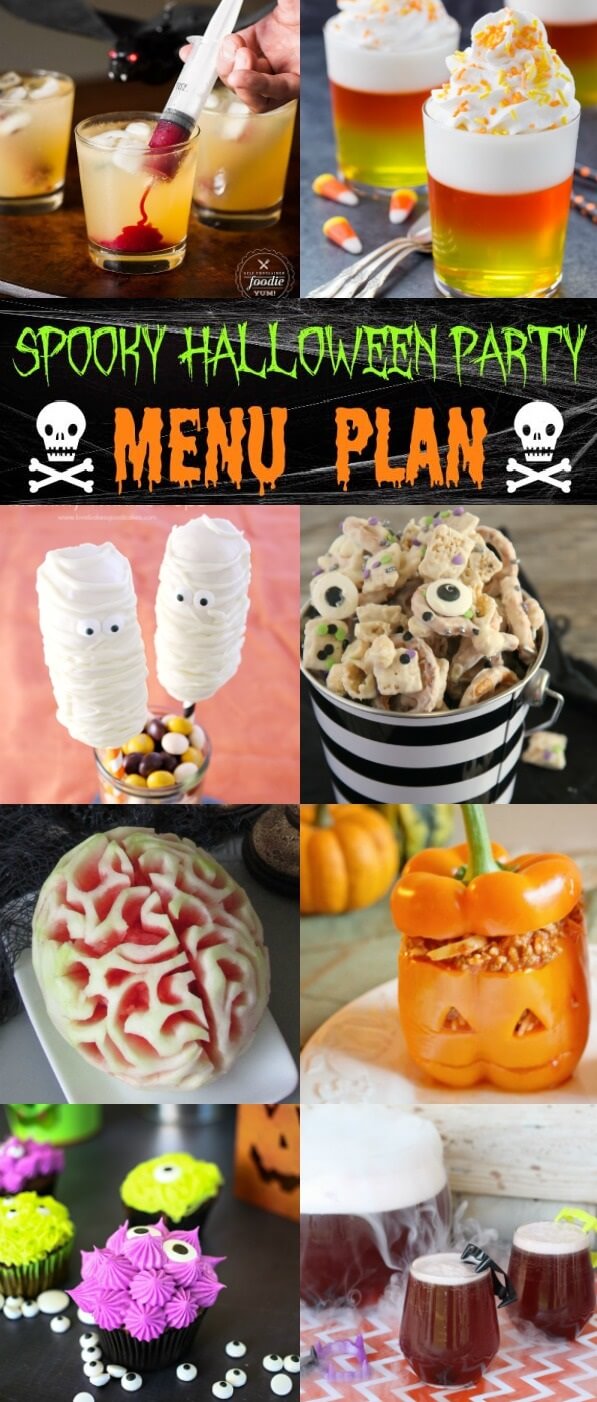 Fun and Spooky Halloween Party Recipes and Menu Plan