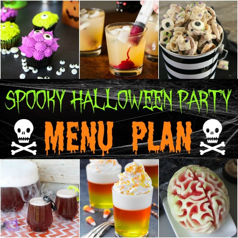 Halloween Party Recipes and Menu Plan