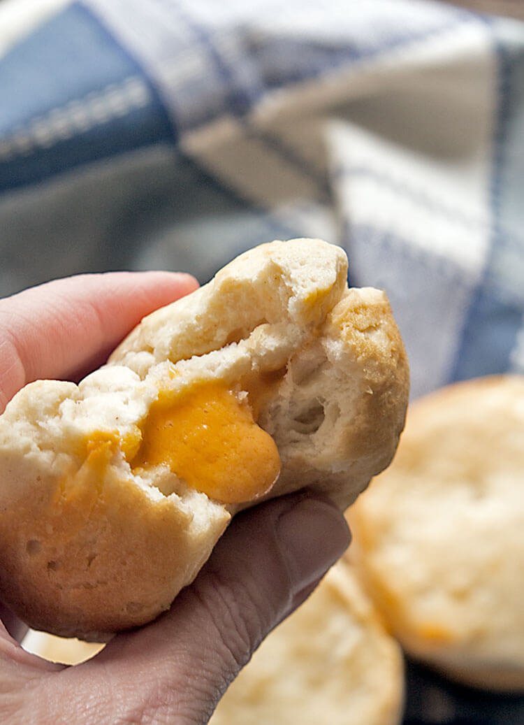 Pimento Cheese Stuffed Buttermilk Biscuits #southern_food #made_from_scratch