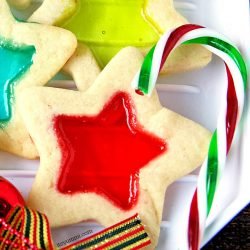 Stained Glass Christmas Cookies