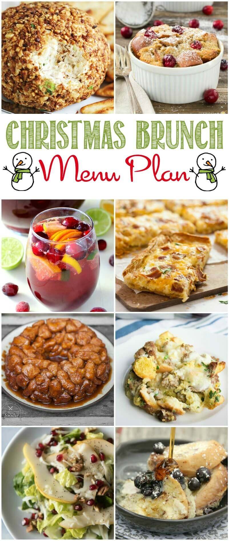 Easy Christmas Brunch Recipes and Menu Plan