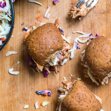 Instant Pot BBQ Chicken Sliders