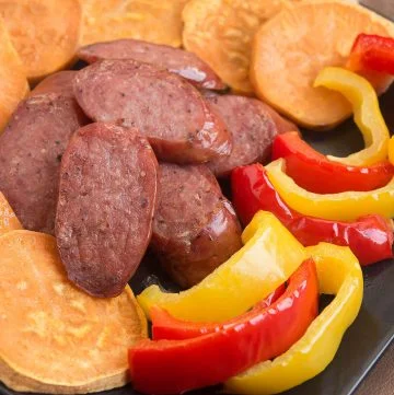 Garlic Smoked Sausage Sheet Pan Dinner