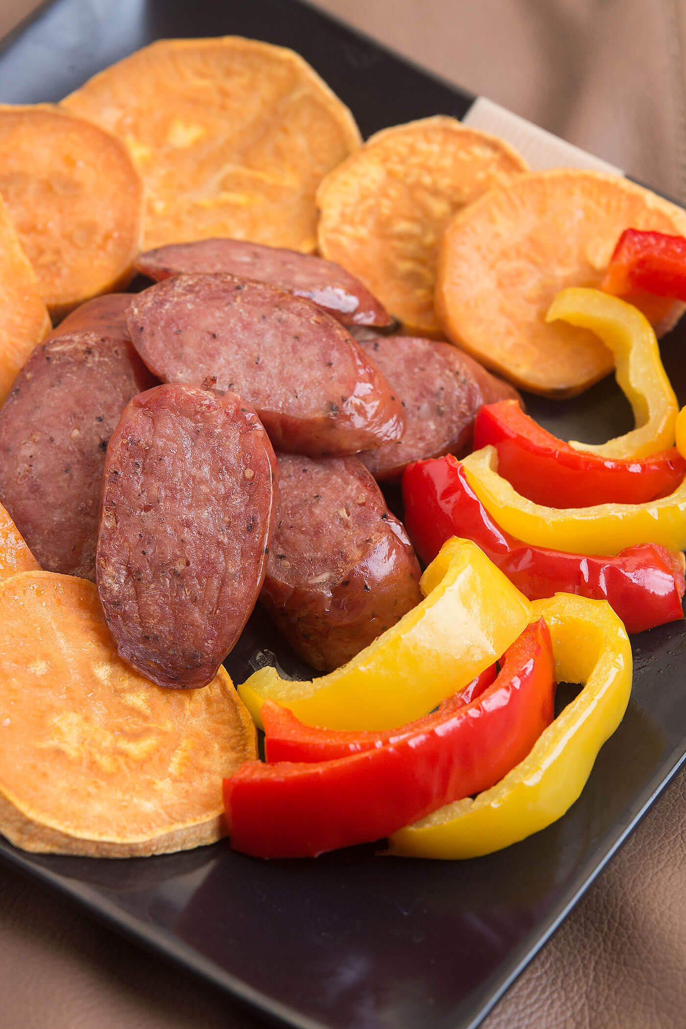 Garlic Smoked Sausage Sheet Pan Dinner