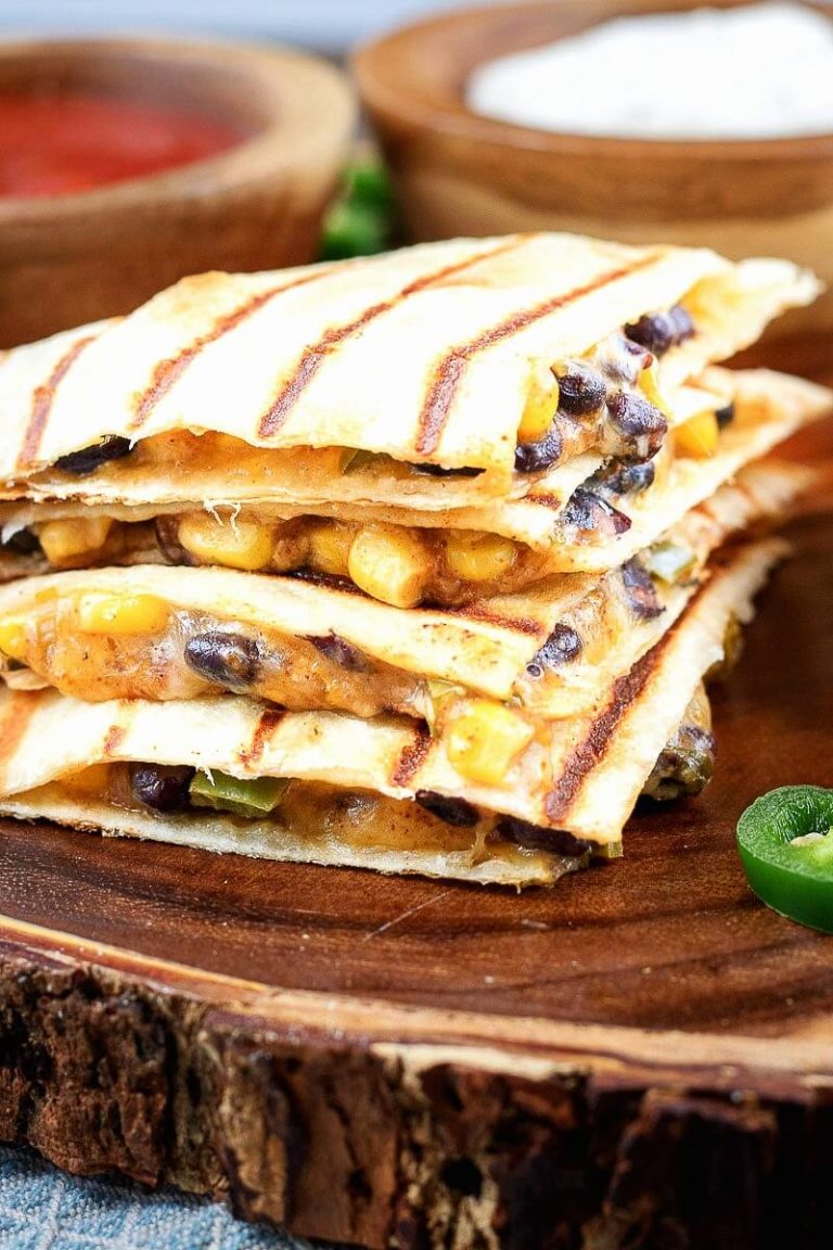 Tex Mex Vegetarian Quesadillas