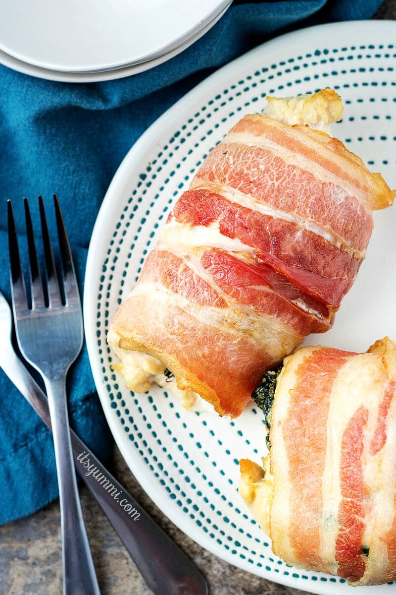 Bacon Wrapped Chicken Roll Ups