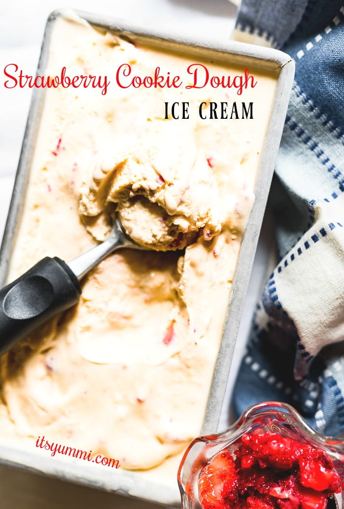Top 6 strawberry cookie dough ice cream 3 Strawberry Cookie Dough Ice Cream