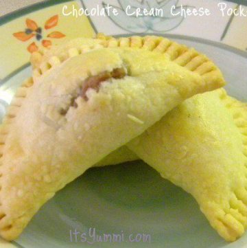 chocolate cream cheese pocket pies