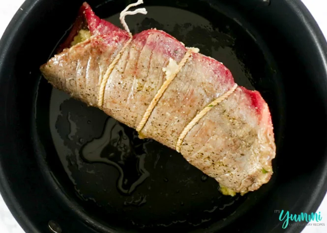 Beef Braciole (Stuffed Flank Steak)