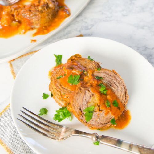 Beef Braciole (Stuffed Flank Steak) Easy Recipes by Its Yummi
