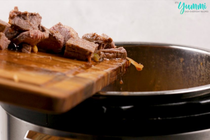 Instant Pot Spanish Rice with Beef Sirloin or Flank Steak | Its Yummi
