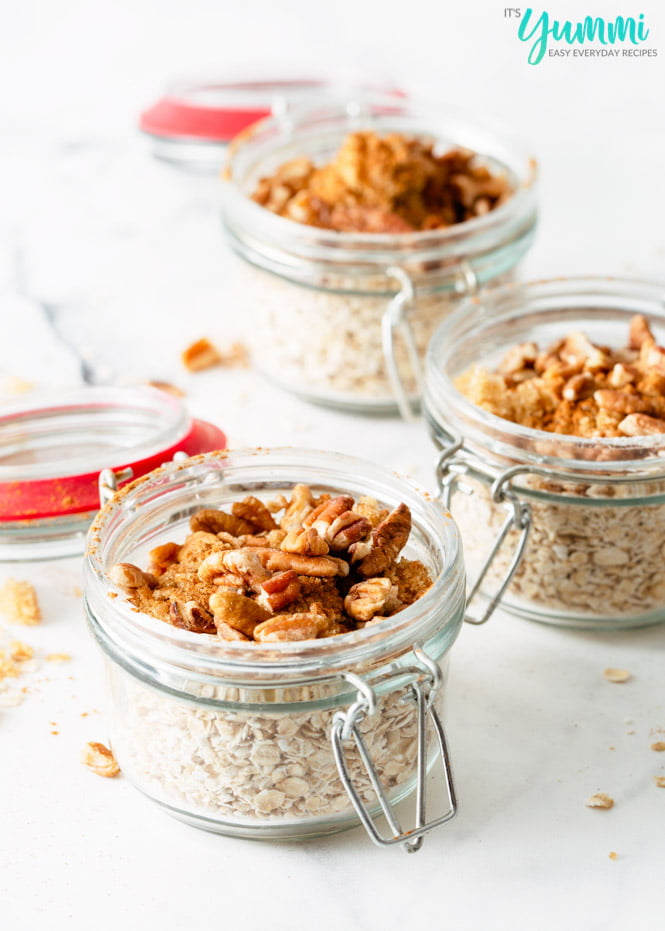 Instant Oatmeal Jars - Easy Breakfast Meal Prep