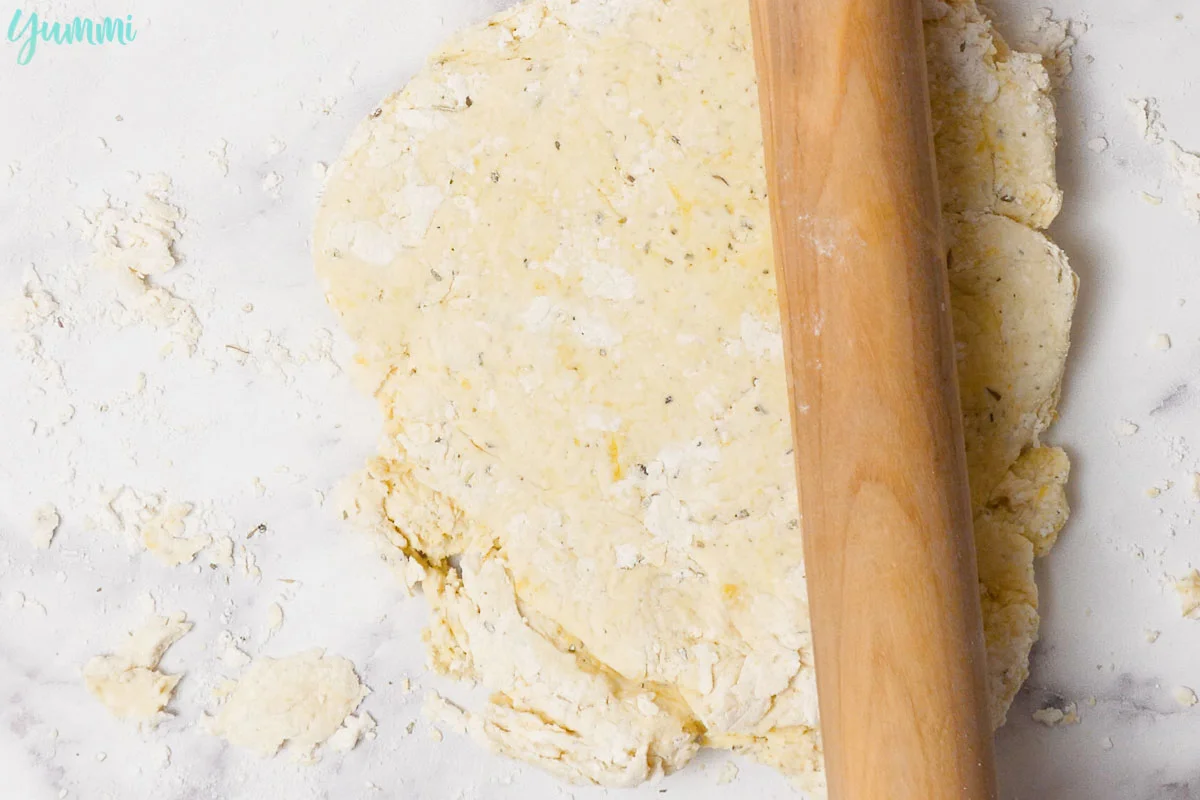 Rollling out Pizza Dough without yeast