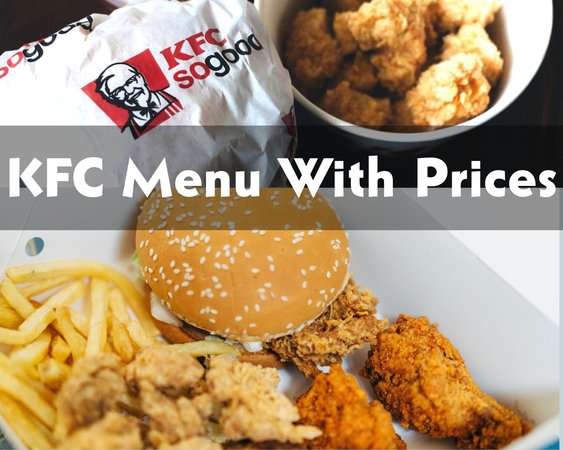KFC Menu With Prices (Updated: September 2023)