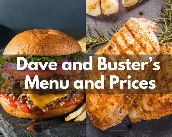 Dave And Buster S Menu Updated