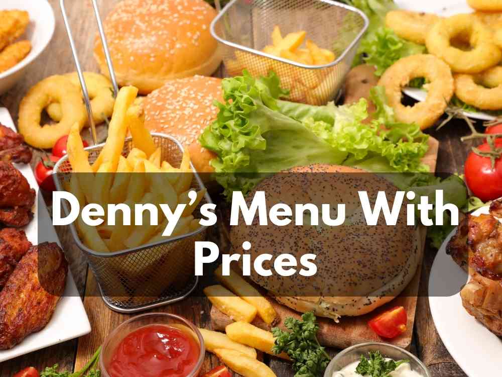 Denny's AR Food Menu