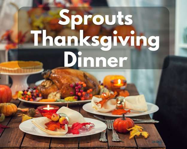 Sprouts Thanksgiving Dinner in 2023 (Holiday With Homestyle Turkey)