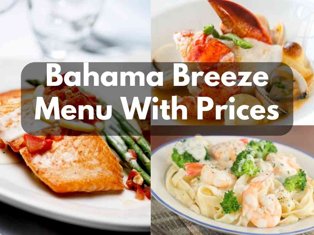 Bahama Breeze Menu With Prices 2023 (Enjoy Caribbean Food With Live Music)