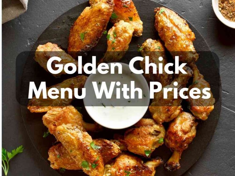 Golden Chick Menu With Prices + Catering 2024 (Wicked, Buffalo & BBQ Wings)