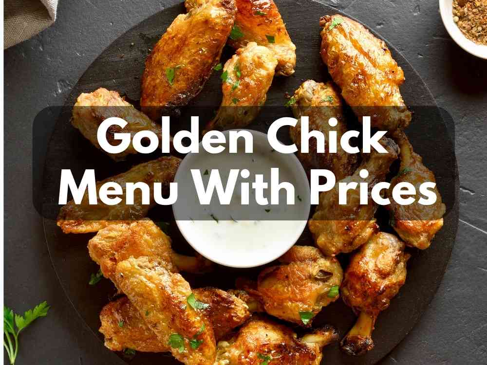 Golden Chick Menu With Prices + Catering 2023 (Wicked, Buffalo & BBQ Wings)