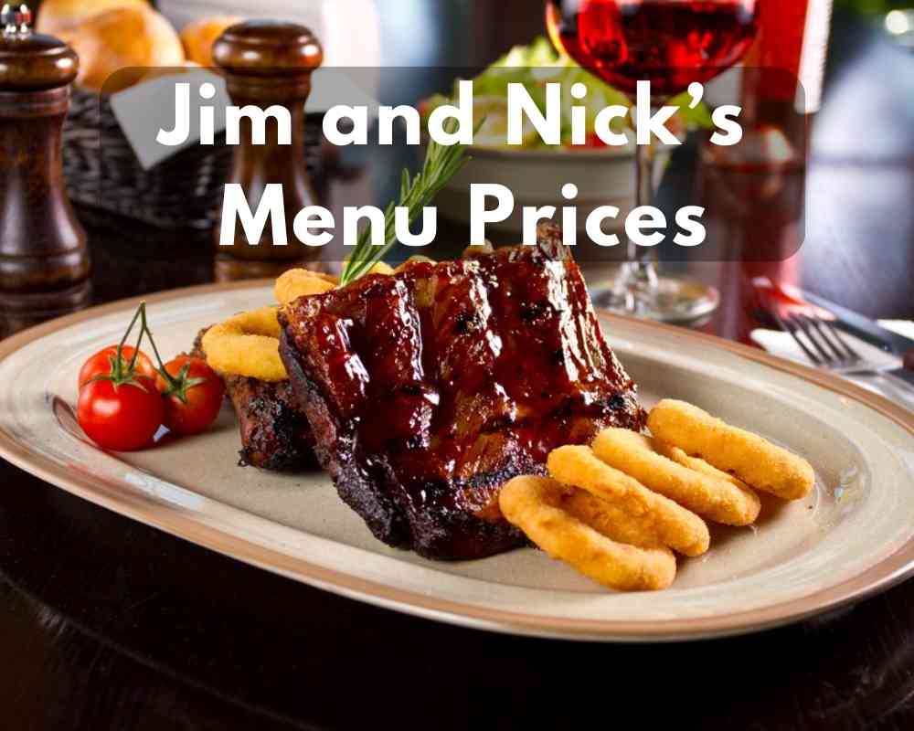 Jim N Nicks Menu Prices in 2023