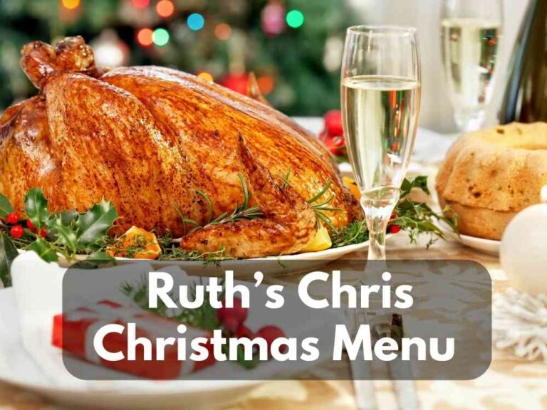 Ruth’s Chris Christmas Menu in 2024