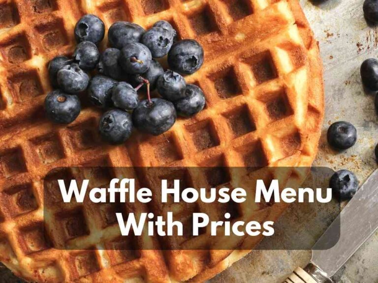 Waffle House Menu With Prices 2024