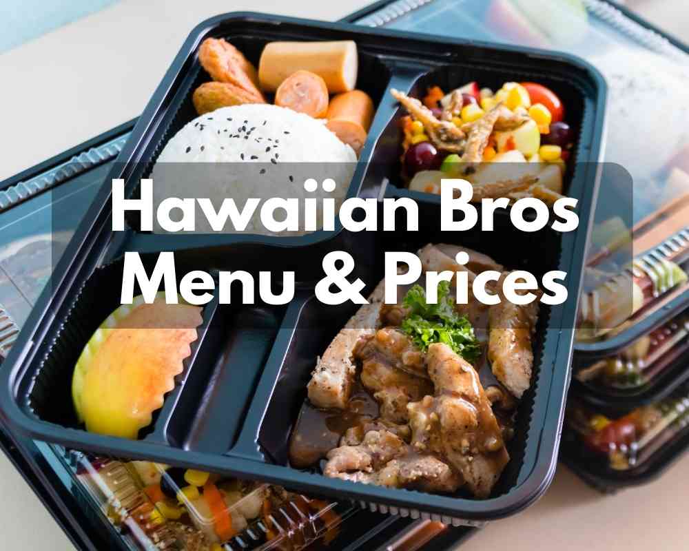 Hawaiian Bros Menu & Prices 2024 (Plate Lunch With Grilled Chicken & Rice)