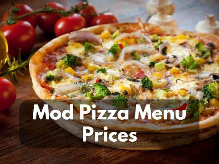 Mod Pizza Menu Prices 2024 (Select Pizza With Endless Options)