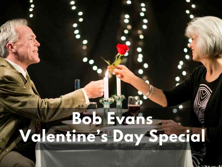 Bob Evans Valentine’s Day Special Menu With Price 2024